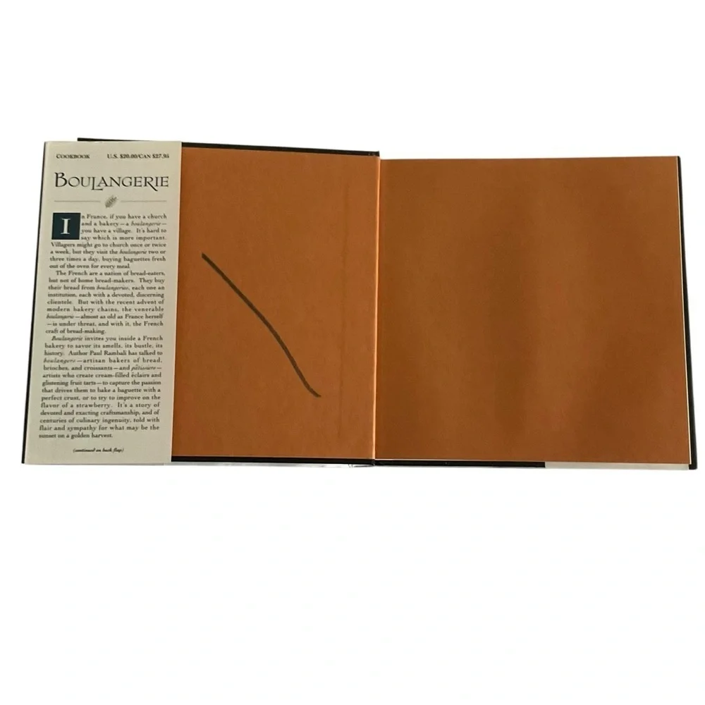 Boulangerie French Baking Culture Recipes Rambali Hardcover Book First Edition